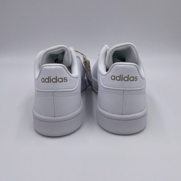 adidas Grand Court Base White Womens Shoes - Picture 4 of 8